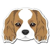 Cavalier King Charles Spaniel - [CUSTOMI] Dog Breed Decal Sticker for Car Truck Macbook Laptop Air Pro Vinyl