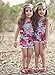 Baby Girls Cute Adorable Floral Romper Sleeveless Romper Jumpsuit Striped Outfit Climbing Clothes (6-12 Months, blue)