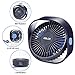 Ablon Desk Fan, Small Table Personal Portable Mini Fan Powered by USB, 3 Speed and Quiet Design for Office, Home,Outdoor Travel（Navy Blue）