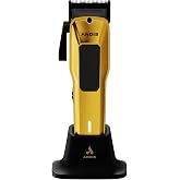 Andis 562312 Phenom Corded/Cordless Hair Clipper, Phaze Blade, Gold | Brushless motor at 7,000 SPM, adjustable detachable blade, USB-C charging, cordless hair clipper