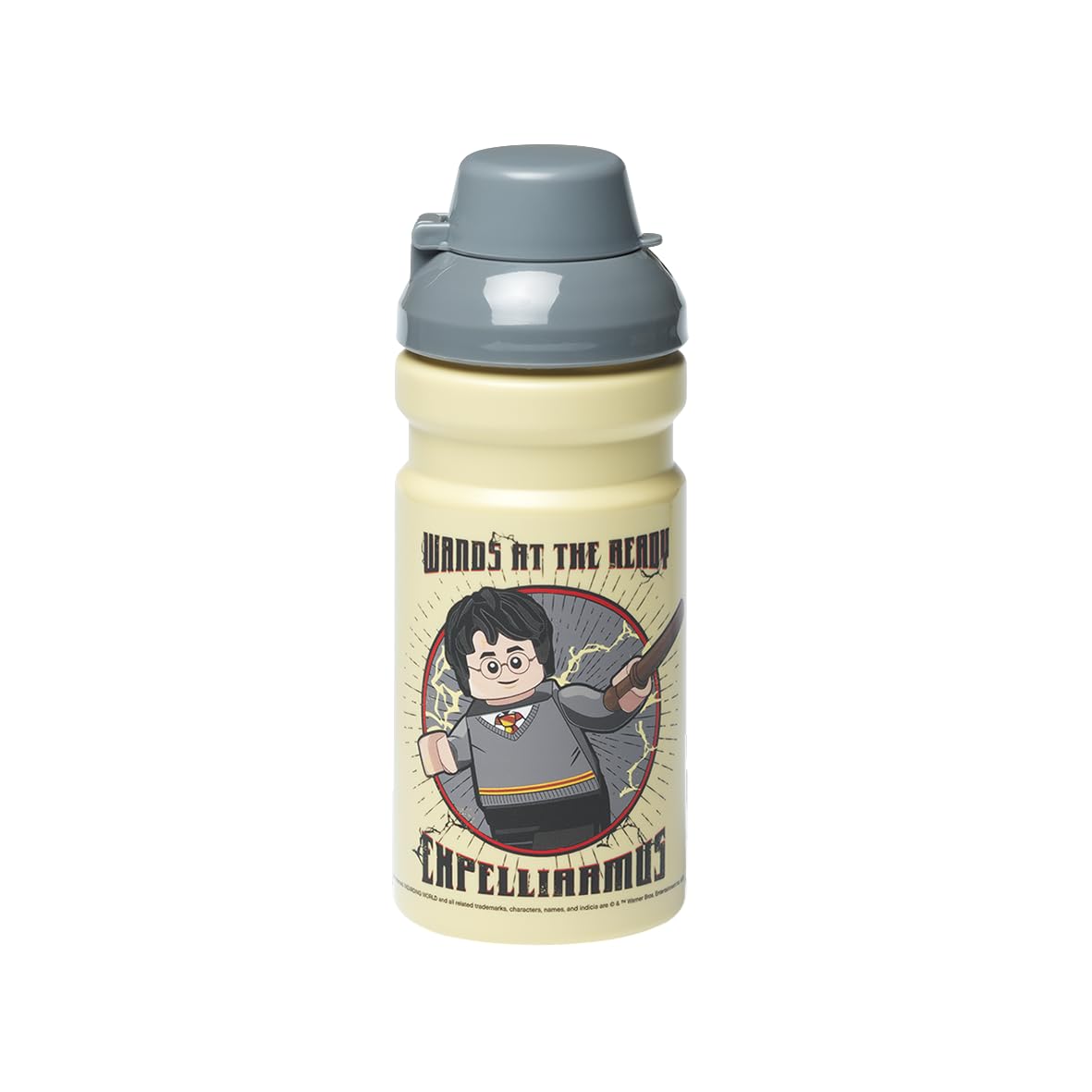 Room Copenhagen LEGO Harry Potter Hogwarts Drinking Bottle - 390 ml, Durable PP/Silicone - Fun and Practical Kids Water Flask with Covered Spout, Sports Water bottle โ image 1