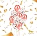 Rose Gold Confetti Balloons Set | 12 inch Premium Original Latex Balloons for Birthday Rose Gold Party Decorations, Bridal and Baby Shower, Wedding, Proposal(20 Pack)