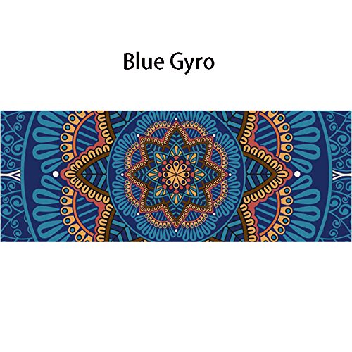 Amazon.com : 5 MM Lotus Pattern Suede Yoga Mat Pad Non-Slip ...