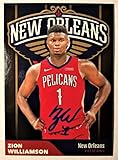 2019 ZION WILLIAMSON Rookie Basketball Card - Custom Facsimile Autograph Rookie - #1 Draft Pick New Orleans Pelicans