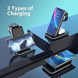 Wireless Charging Station, MSTJRY 3 in 1 Wireless