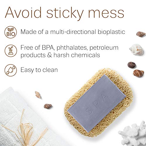 Pumice Stone for Feet - Natural Lava Foot Stone with New Eco-Friendly Holder - Callus Warts Corn Removal - Pedicure Exfoliator for Dry Dead Skin, Heels, Elbows, Hands - Healthy Foot Care Scrubber - Thumbnail 2