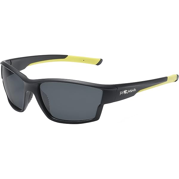 Amazon.com: Piranha Logan Men's Polarized Black Sunglasses with