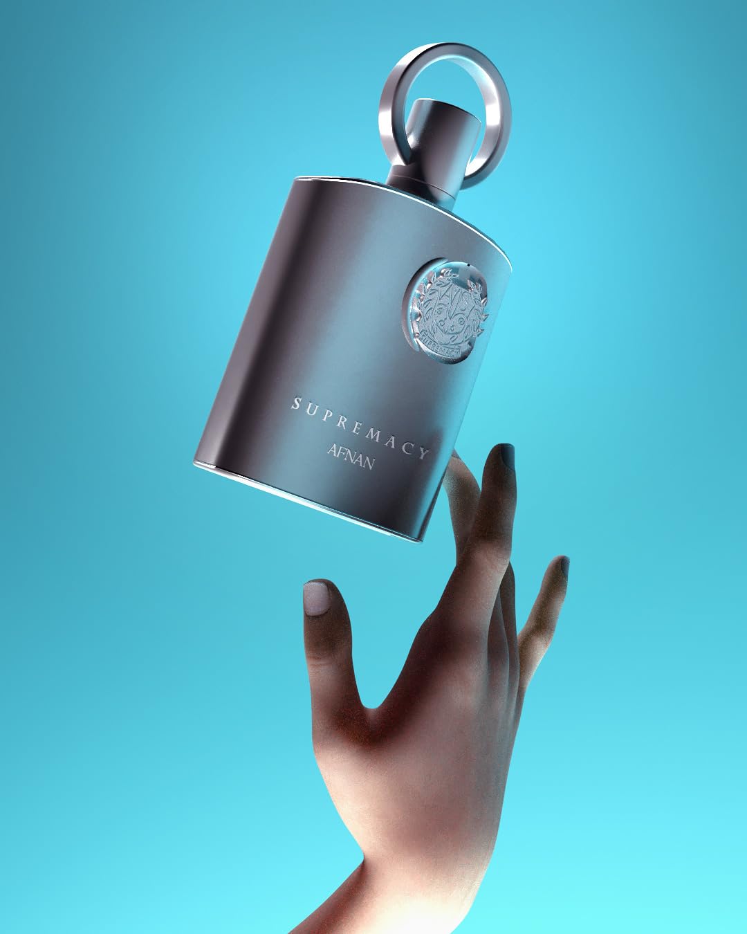 Afnan Supremacy Silver Eau de Parfum for Men, 3.4 Fl. Oz