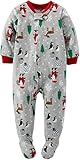 Carter's Baby Boys' 1-Piece Fleece Christmas PJs