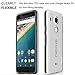 Nexus 5X Case, PLESON [TOU] LG Nexus 5X Clear Case Cover, Crystal Clear/Dotted Slim Fit/Lightweight/Exact Fit/NO Bulkiness Clear Back Panel+Soft TPU Protective Bumper Case for Google Nexus 5X (2015)