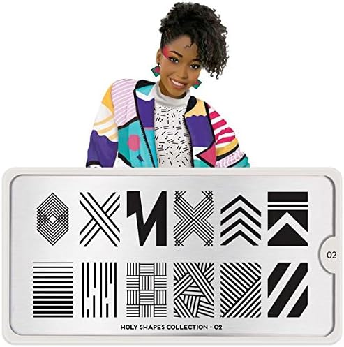 MoYou-London Holy Holy Shapes Shapes Collection Stamping Plate | Holy Shapes Collection Nail Design Nail Art Manicure Pedicure Stencils (02)