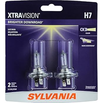 SYLVANIA - H7 XtraVision - High Performance Halogen Headlight Bulb, High Beam, Low Beam and Fog Replacement Bulb (Contains 2 Bulbs)