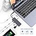 USB C Hub, Type C Hub to 4K HDMI, 7-in-1 USB C Adapter with PD Power Delivery, SD/TF Card Reader, 4K USB C to HDMI Output, 3 USB Ports for New MacBook/MacBook Pro and More USB Type C Devices