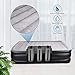 SPREEY Queen Air Mattress,Inflatable Blow Up Camping Bed with Built in Pump,Elevated Double High Airbed for Guests Flocked Top,Storage Bag with 1-Year Guarantee,Inflated Size: 79.9×60.2×17.7”,Blackthumb 2