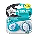 Tommee Tippee Every Day Pacifiers, Symmetrical Design, BPA-Free Silicone Binkies, 0-6m, 2-Count