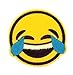 Dubster Brand Emoji Emoticon Face Iron On Applique, Pack of 7, 2 1/2 Inch