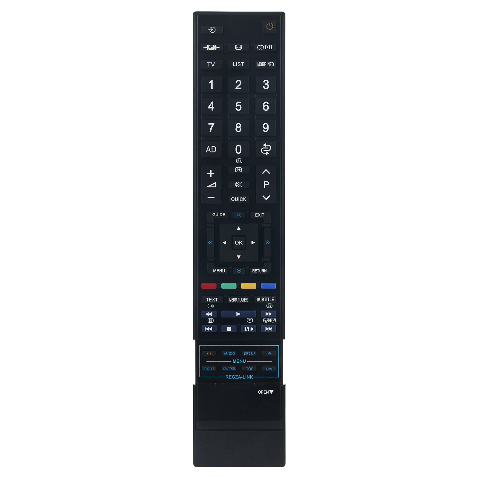 CT-90345 Replacement Remote Control Fit for Toshiba TV 46VL733DG 32SL733 SL/WL series