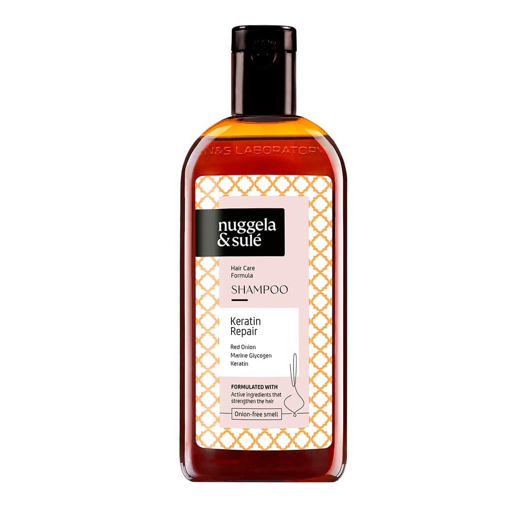 Nuggela & Sulé Polynesia–Keratina Shampoo 250ml / 8.45FL.Oz.- With Collagen and Hyaluronic Acid. Sulphates free, Paraben free, Silicone free. Strengthens the hair. Volume and vitality. The FINEST shampoo.