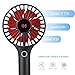 Skyreat Portable Mini Personal Battery Handheld Fan with LCD Dispaly Design,Rechargeable USB 2500mAh Battery Operated Hand Fan Strong Wind for Travel Home and Office