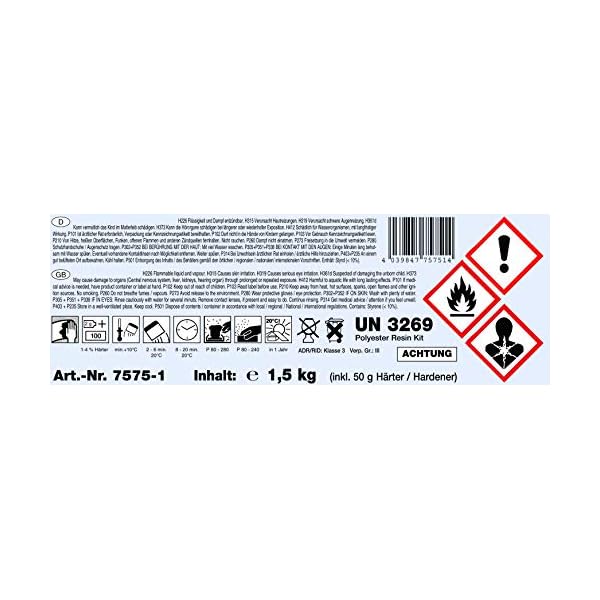 STC Aluminiumspachtel 1,5 kg Aluspachtel Alu Leichtspachtel Metall Spachtelmasse inkl. Härter – Bild 3