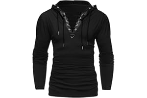 F_GOTAL MENS SHIRT Mens Pirate Medieval Shirts Ruffle Renaissance Costume Tee Halloween Blouse Tees Tops Blouse Pullover Jumper Sweatshirt