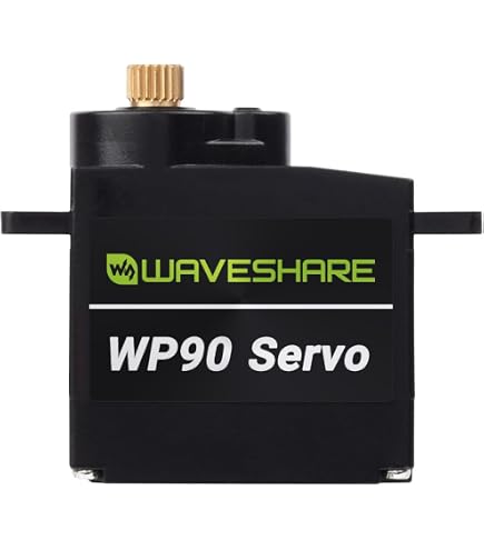Waveshare 2 Pezzi Servo Digitale 20kg/cm Alta Coppia 180°: Ingranaggi In Rame E Acciaio, Impermeabile E Antipolvere. Per Arduino, Raspberry Pi, Progetti Robotici. - 2
