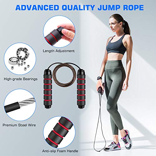 Home Gym Kit,Ab Roller Wheel with Knee Mat,Gyroscope Wrist Exerciser