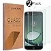 SUMOON Moto Z Play Droid Screen Protector [2 Pack]- [9H Hardness] [Crystal Clear] [Bubble Free] Tempered Glass Screen Protector for Motorola Moto Z Play Droid 5.5 Inch (2 Pack)