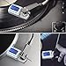 Neoteck Turntable Stylus Force Scale Gauge with Blue Backlight Display (Silver)