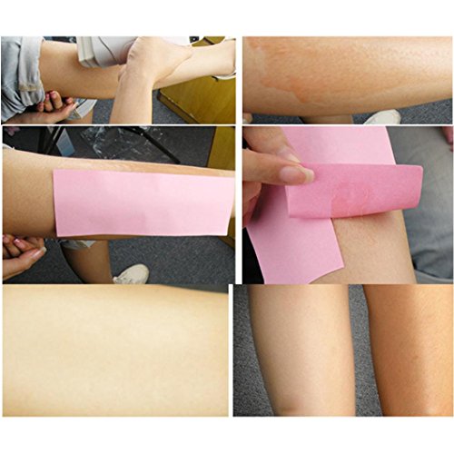 Livoty Roll On Hot Depilatory Wax Cartridge Heater Waxing Hair Removal Remove (pink)