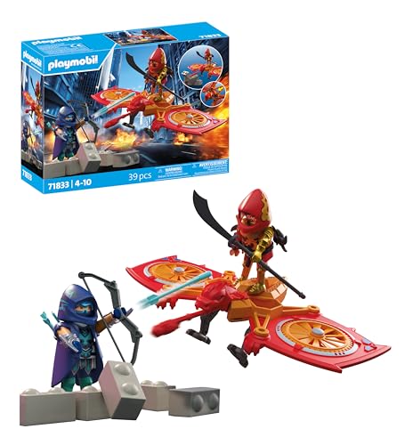| Heroes | Helden-Drohne gegen bösen Ninja | Spielzeug ab 5 Jahren | Geschenk für Kinder | Mit Drohne & Spielfiguren für abenteuerreiche Rollenspiele | 71833