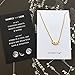 Honeycat Mini Evil Eye Necklace in 18k Gold Plate | Minimalist, Delicate Jewelry (G)