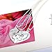 Bestjybt Best Friends Forever Split Heart Pendant Necklace BFF Valentine Heart Friendship Necklace Set of 3
