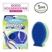 DishFish CP201-1A Dual Scrubber Sponge CP201-1, Multi-Purpose Cleaning Sponge, 1-Pack