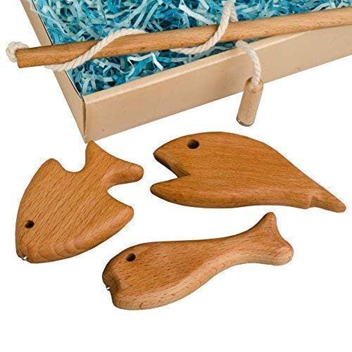 Mini set 2,Developing Toy"Fishing", Wooden game set, Toy