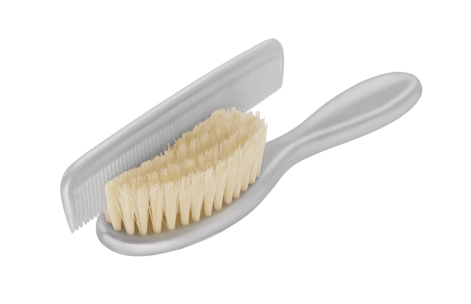 Rotho Babydesign Comb and Brush, From 0 months, TOP, Stoney Grey, 20059 0286 01