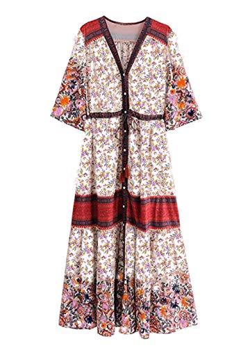 r vivimos floral maxi dress