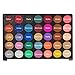 FindinBeauty 35 Colors Eyeshadow Palette Makeup Set, 15 Matte + 10 Shimmer + 10 Pressed Glitter Blending Powder - Bright Natural Smoky Multi Reflective Shades Velvet Texture Eye Shadow Kit