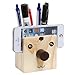 Humorous Reindeer Design Wood Desktop Pencil Cup Organizer / Novelty Eyeglass Holder / Cell Phone Stand