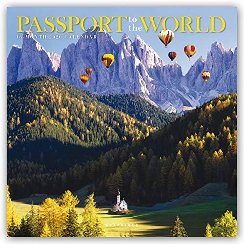 Passport to the World 2020 Square Wall Calendar