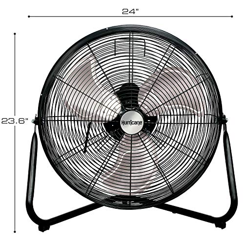 Hurricane Orbital Wall/Floor Fan 20 Inch, Pro Series, High Velocity
