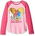 Trolls Girls' Bestie Long-Sleeved Raglan T-Shirt with Shirttail