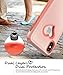 VENA iPhone Xs/X Case, [vLove] Heart Shape | Dual Layer Protection, Hybrid Bumper Cover Case for Apple iPhone Xs 2018 / iPhone X, 10 2017 5.8