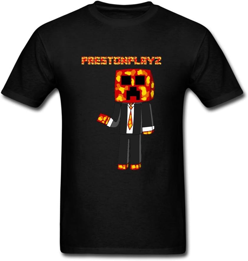 Kingdiny Men's PrestonPlayz Art T Shirt