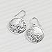 Silpada 'Tidal Wave' Disc Drop Earrings in Sterling Silver