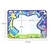 Stockyfy Aqua Magic Mat Water Doodle Mat Water Drawing Play Mat Size 29.5 × 20.4 Inches for Kids Boys Grils Educational Toys with 2 Magic Pens and Animals Templates