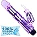 Waterproof Rabbit Vibrator Clitoral and G-Spot Vibrations for Women Intimate Sex Toy
