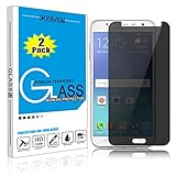 [2 Pack] Samsung Galaxy J7 J700 2015 Screen Protector, DONWELL Shield Privacy Anti-Spy Tempered Glass Screen Protector for Galaxy J7 SM-700 2015/SM-J700F/P[Anti-Fingerprint] [Scratch-Resistant]