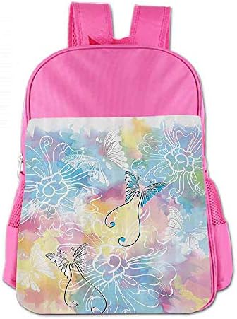Printed Kids School Backpack,Colorful Home Decor,Child Lunch Bag
