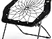 Bunjo Chair Bungee Chair Hex (Black). Great for College, Teens, Kids, Sporting Events